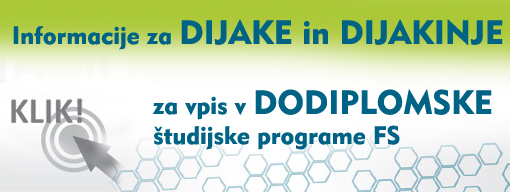 Vpis v dodiplomske študijske programe FS